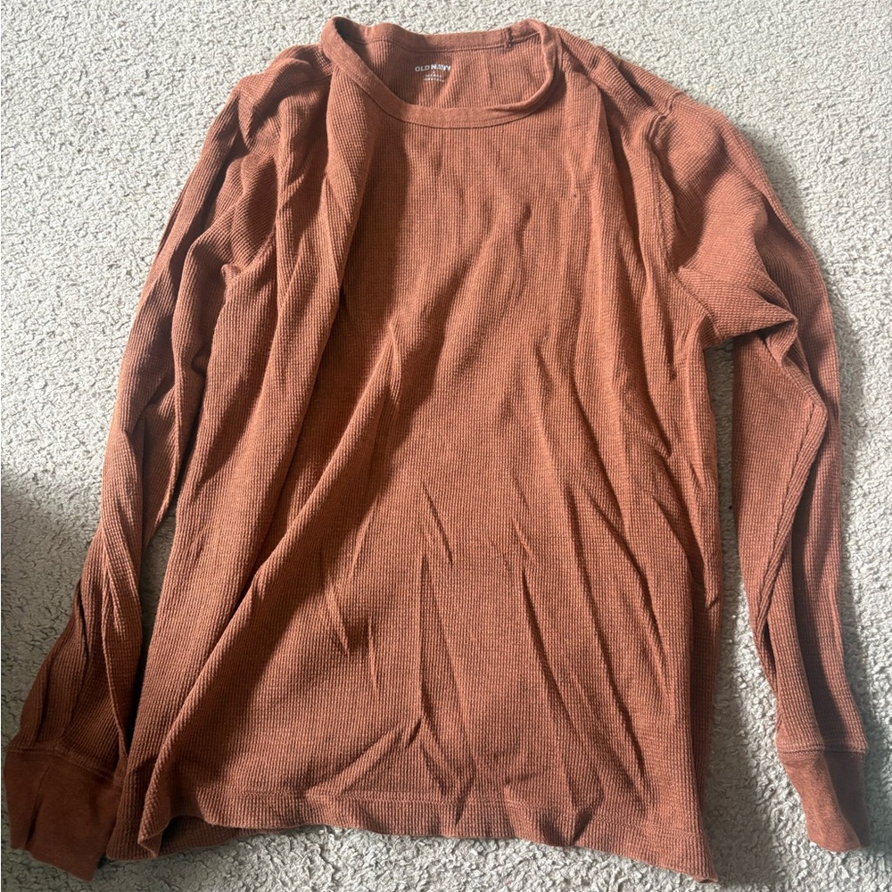 Old Navy Men's Rust Crewneck Sweater